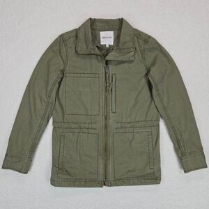 Madewell Fleet Jacket Military Utility Army Green Full Zip C3394 Womens Sz Small
